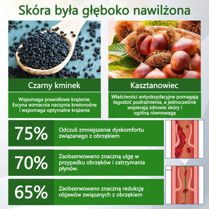 🌿🌿🌿Dorina® Krem ziołowy łagodzący obrzęki z czarnuszką