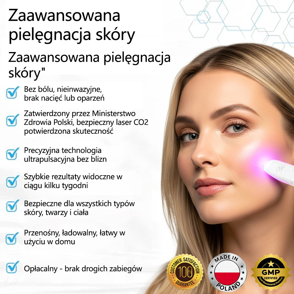 ✨ Bikenda®  – Laserowy Długopis CO₂ do Usuwania 🟤 Znamion, 🦠 Brodawek, 🔘 Przebarwień i Innych Niedoskonałości Skóry