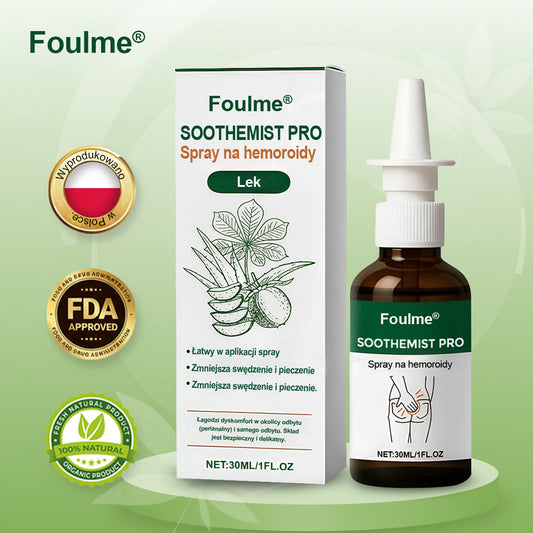 🎄Foulme® SootheMist PRO – Profesjonalny spray łagodzący na hemoroidy🎅