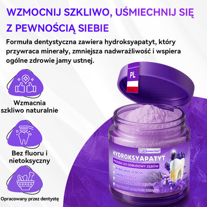 Proszek do regeneracji i naprawy zębów 𝐷𝑜𝒓𝒎𝒐𝒓𝑛𝑎® z hydroksyapatytem 🦷 (skutecznie naprawia ubytki zębów, problemy z dziąsłami, nadwrażliwość zębów, owrzodzenia jamy ustnej i żółknięcie zębów, kompleksowo poprawiając zdrowie jamy ustnej) 🍀