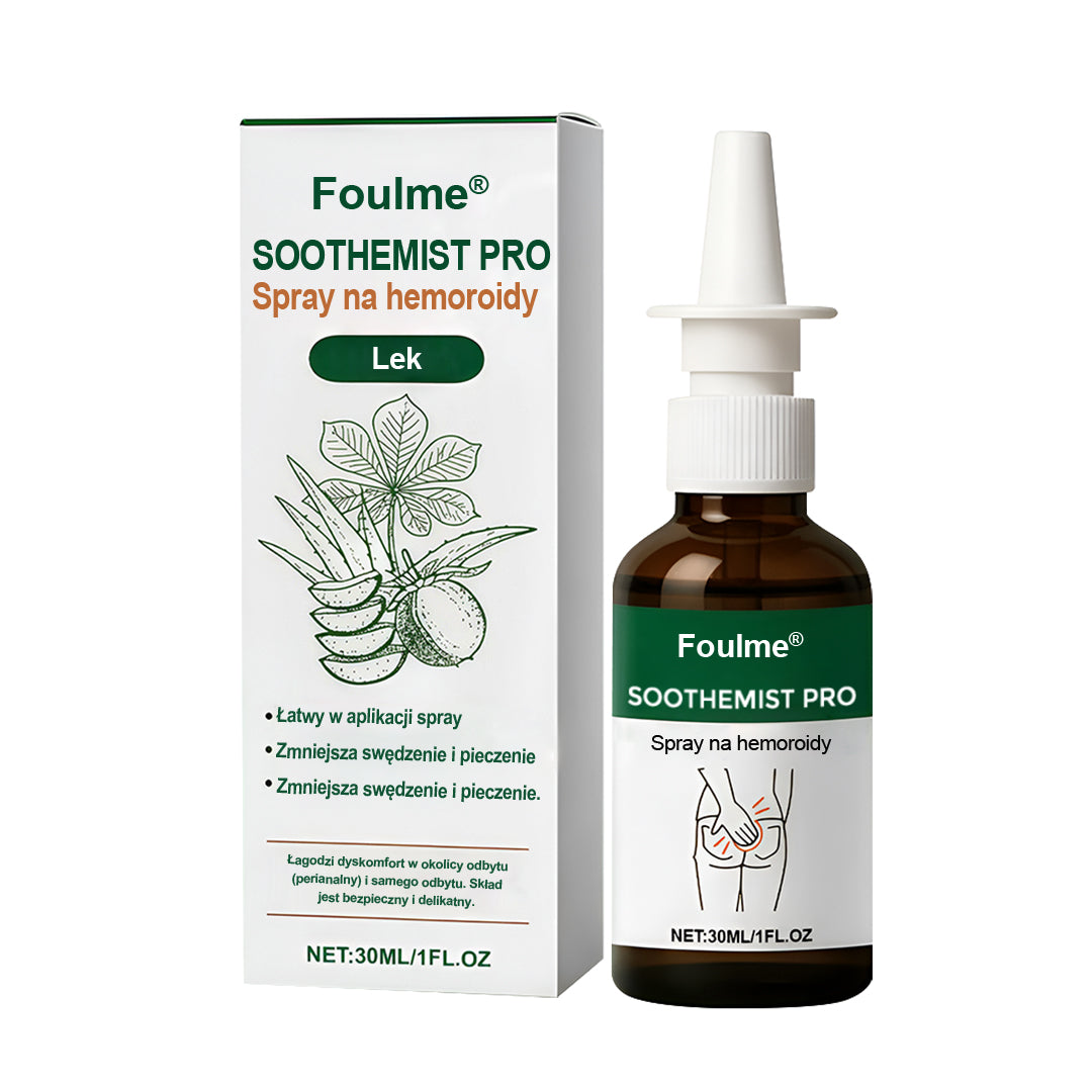🎄Foulme® SootheMist PRO – Profesjonalny spray łagodzący na hemoroidy🎅