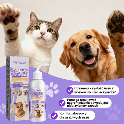 Timilk® WaxLift – płyn do czyszczenia uszu dla zwierząt